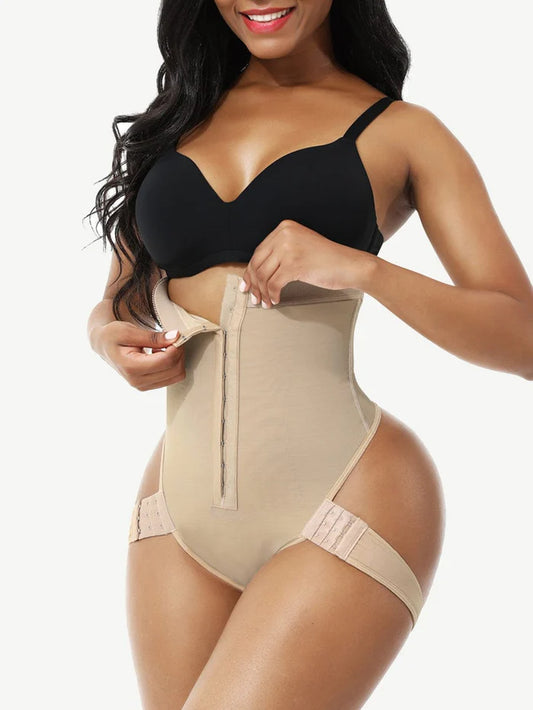 High waist butt lifter with 2 side straps